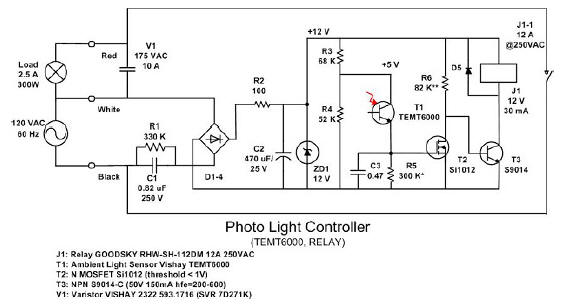 Wiring Diagram For Light With Sensor - Wiring Diagram Gallery